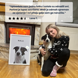 Pet Portrait on Acrylic Glass